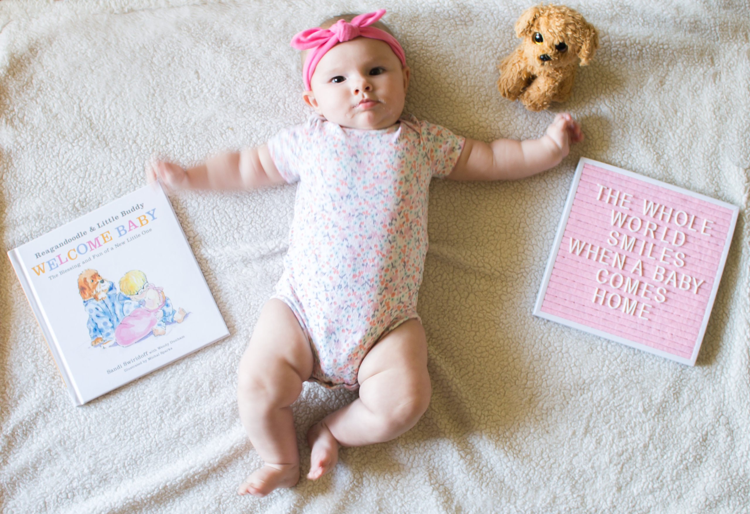 Reagandoodle and Little Buddy Welcome Baby