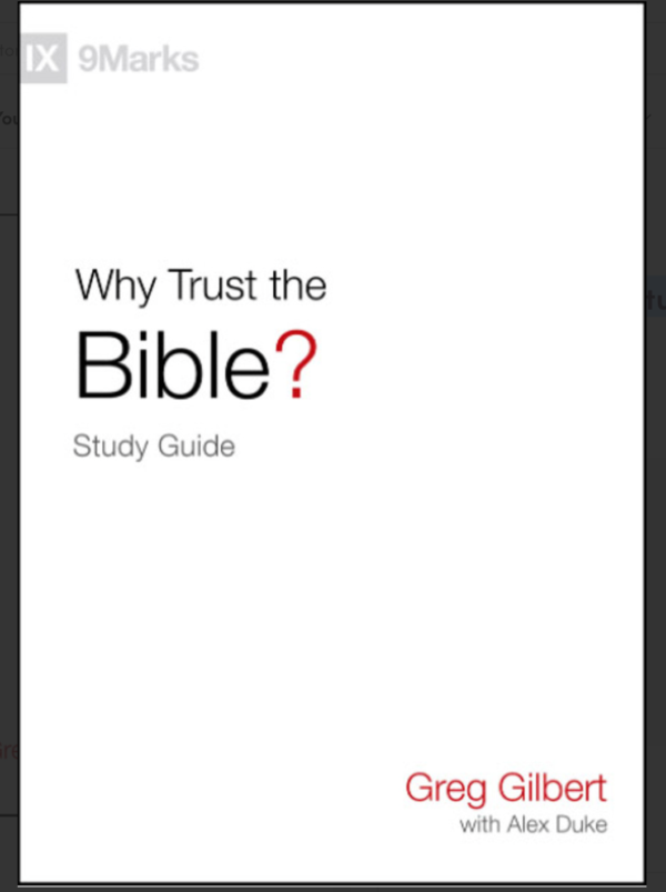 Why Trust the Bible? Study Guide